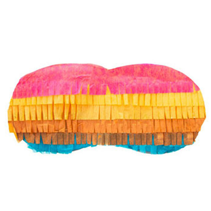 Pinata Maske gestreift