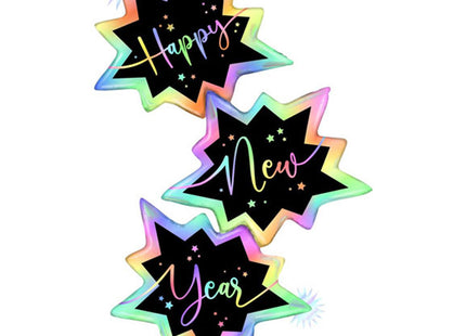 ABC Shape Happy New Year Trio Sterne 130cm
