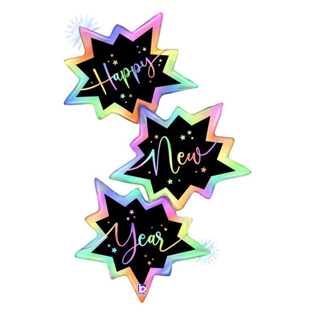 ABC Shape Happy New Year Trio Sterne 130cm