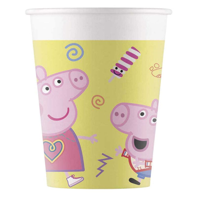 Pappbecher Peppa Pig 200ml/8Stk. PEFC