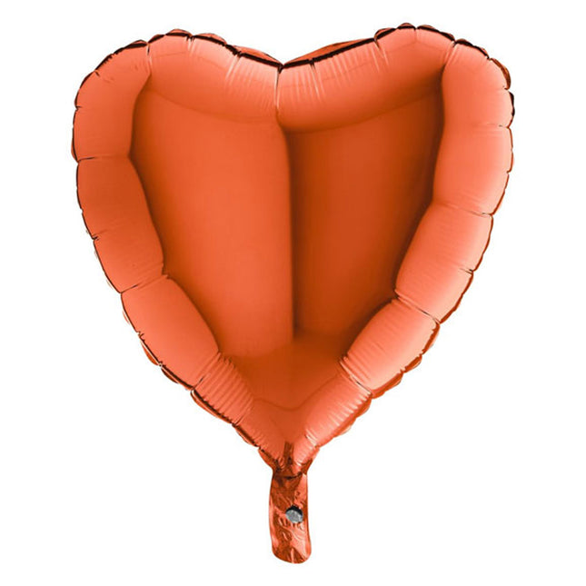 ABC18 Uni Herz 46 cm Orange