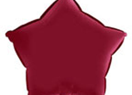 ABC18 Uni Stern 46 cm Satin Kirsch Rot