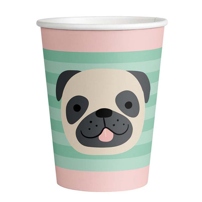Pappbecher Hello Pets 250ml/8Stk.