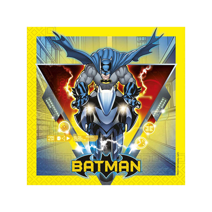 Batman - Servietten | 20 Stück, 33 x 33 cm