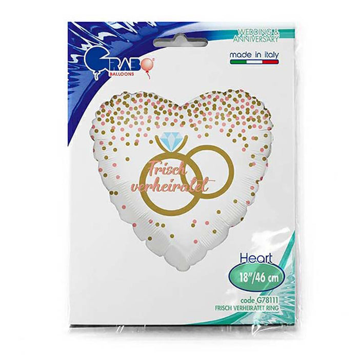 ABC18 Herz Frisch verheiratet 46 cm