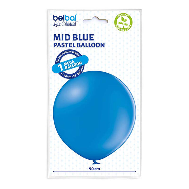 U250 Luftballon Ø 80/90cm/1Stk. | Mittelblau#012