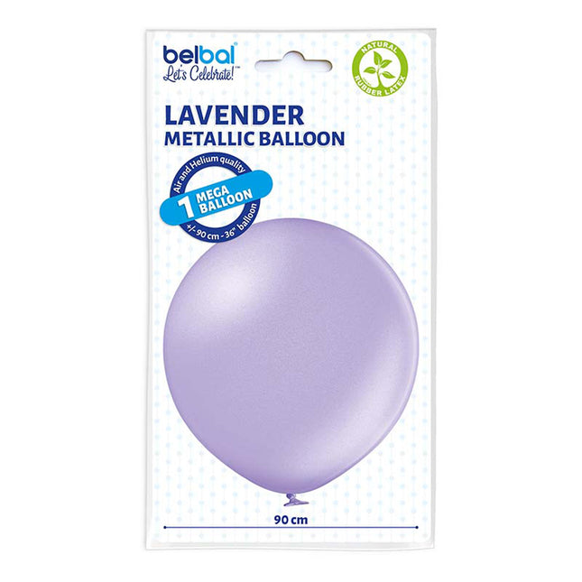 U250 Luftballon Ø 80cm/1Stk. | Metallic Lavendel #076