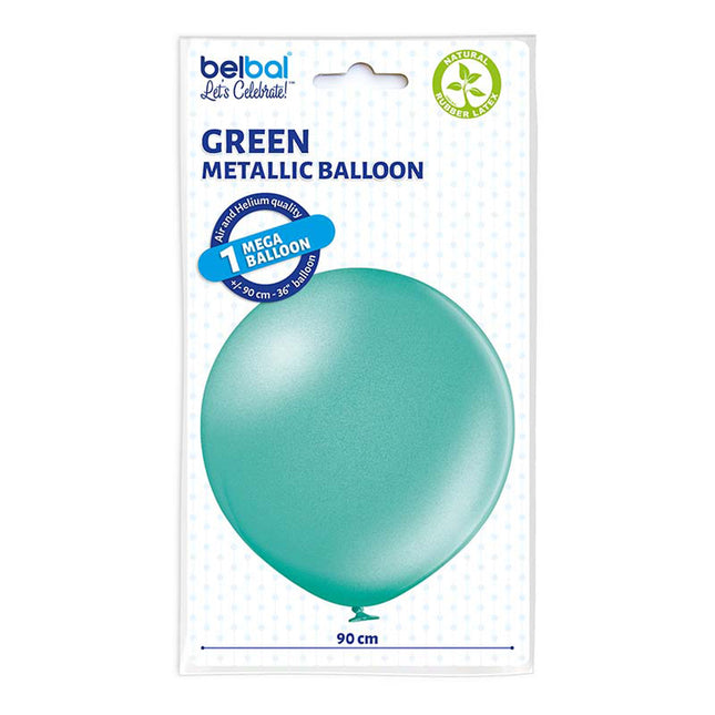 U250 Luftballon Ø 80cm/1Stk. | Metallic Grün #063