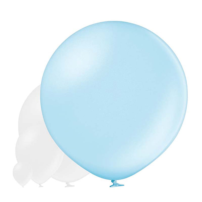 U250 Luftballon Ø 80cm/1Stk. | Metallic Hellblau #073