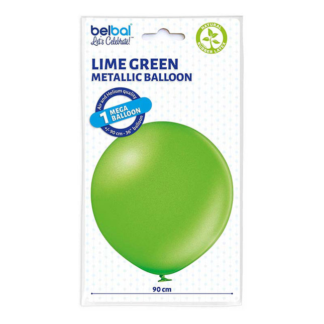 U250 Luftballon Ø 80cm/1Stk. | Metallic Limegreen #083