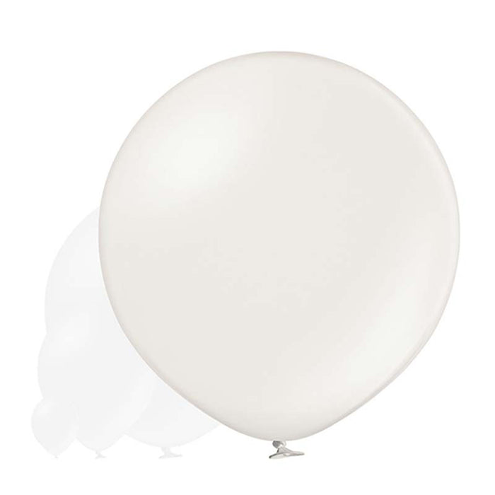 U250 Luftballon Ø 80cm/1Stk. | Metallic Weiß #070