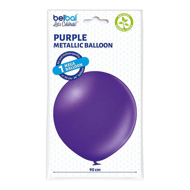 U250 Luftballon Ø 80cm/1Stk. | Metallic Lila #062