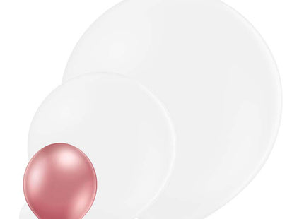 8 Luftballons Uni Glossy Ø30/33cm | Pink