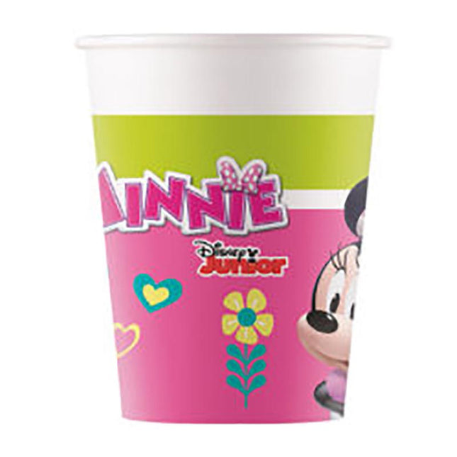 Pappbecher Minnie Happy Helpers 200ml/8Stk. FSCNEU