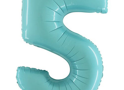 Riesenzahl Folienballon 40"/102cm | Pastel Blue #5