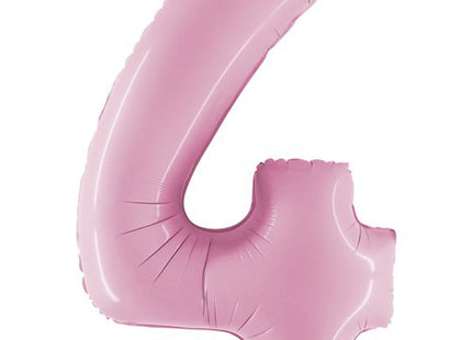 Riesenzahl Folienballon 40"/102cm | Pastel Pink #4