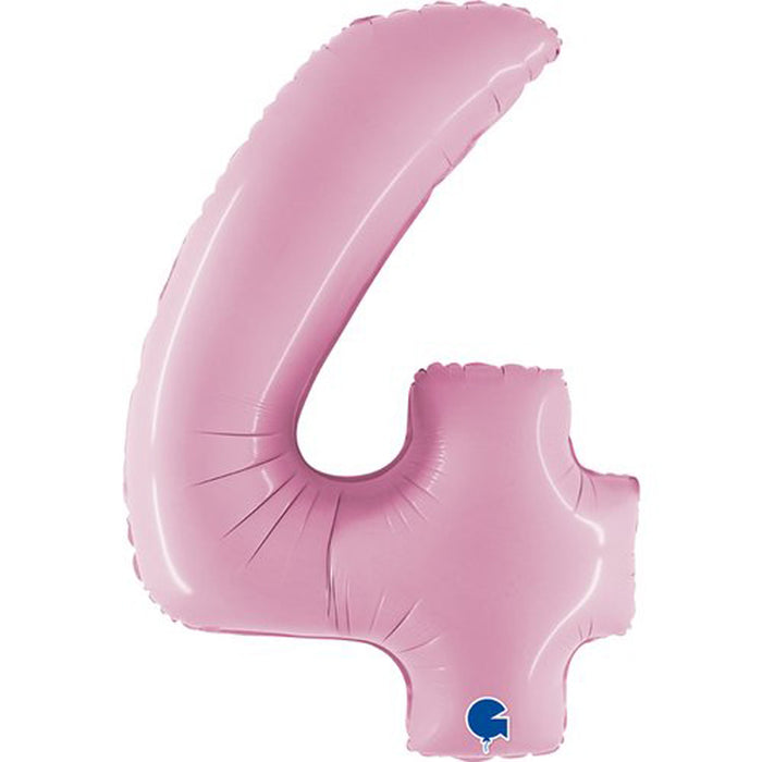 Riesenzahl Folienballon 40"/102cm | Pastel Pink
