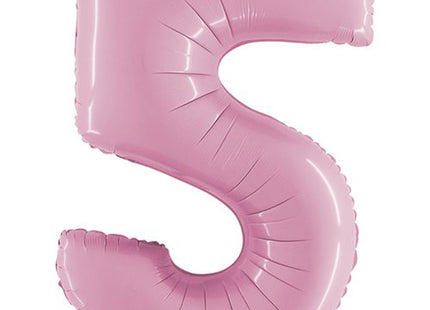 Riesenzahl Folienballon 40"/102cm | Pastel Pink #5