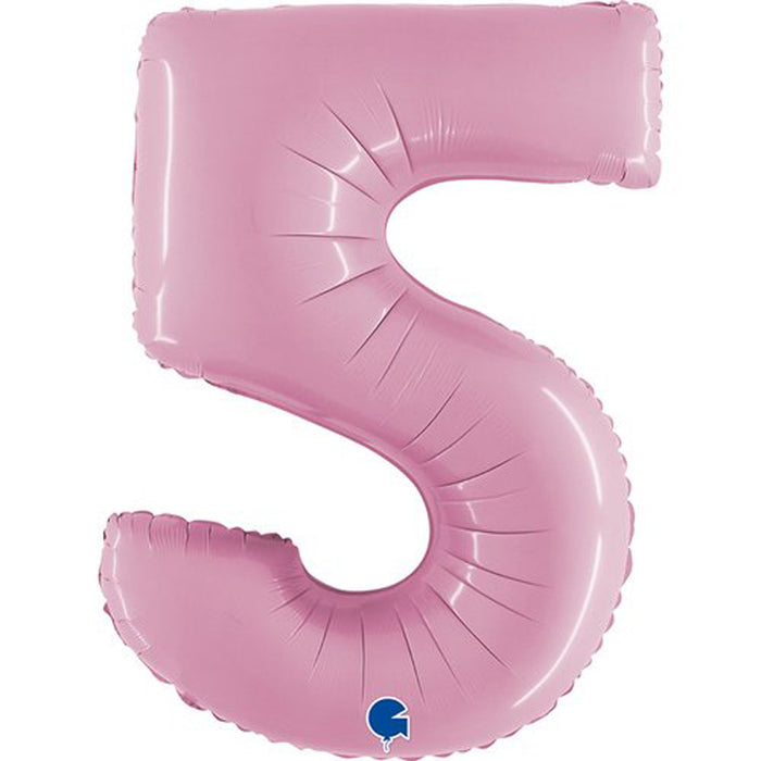 Riesenzahl Folienballon 40"/102cm | Pastel Pink