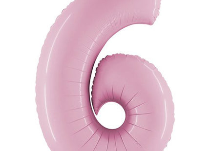 Riesenzahl Folienballon 40"/102cm | Pastel Pink #6