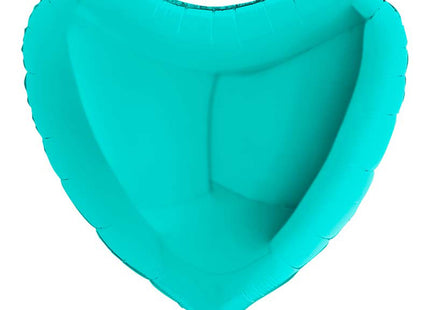 36"/Ø91cm Folienballon Lose - Uni Herz |Tiffany