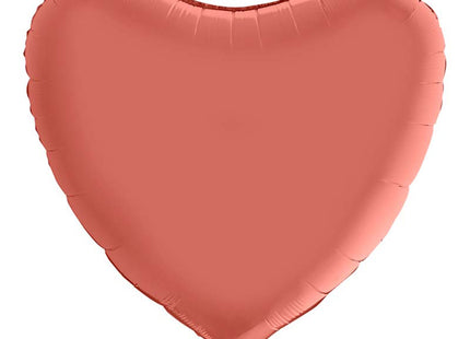 Herz Folienballon 36"/91cm (unverpackt)| Rosegold Satin