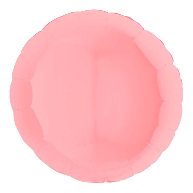 Uni 36 Rund ca. 91 cm ø Pink Matte