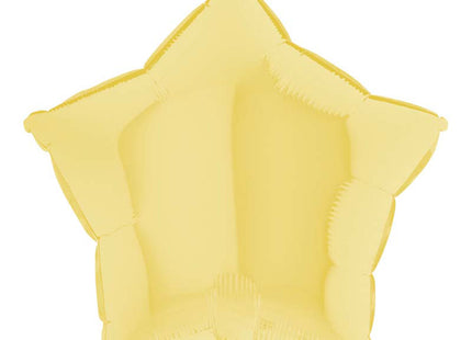 Stern Folienballon 18"/46cm (unverpackt) | Yellow Matte