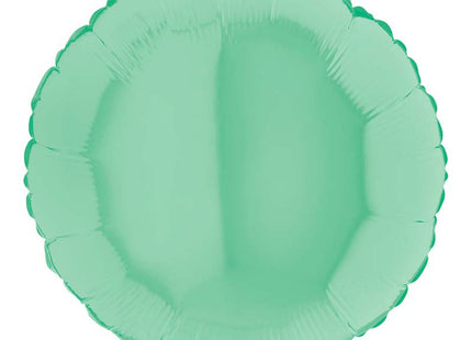 18"/Ø46cm Folienballon Lose - Uni Rund | Grün
