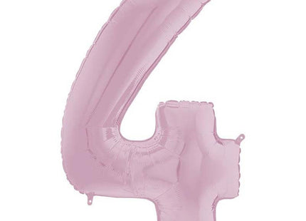 Riesenzahl Folienballon 26"/66cm | Pastel Pink #4