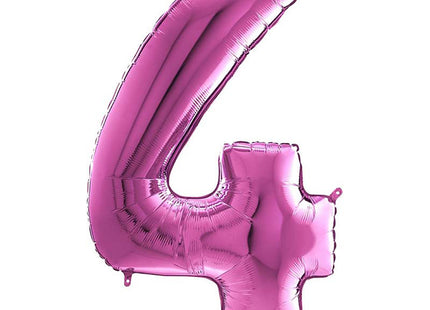 Riesenzahl Folienballon 26"/66cm | Pink #4