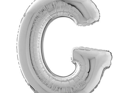 Riesenbuchstabe Folienballon 26"/66cm | Silber #G