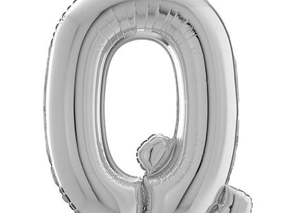 Riesenbuchstabe Folienballon 26"/66cm | Silber #Q