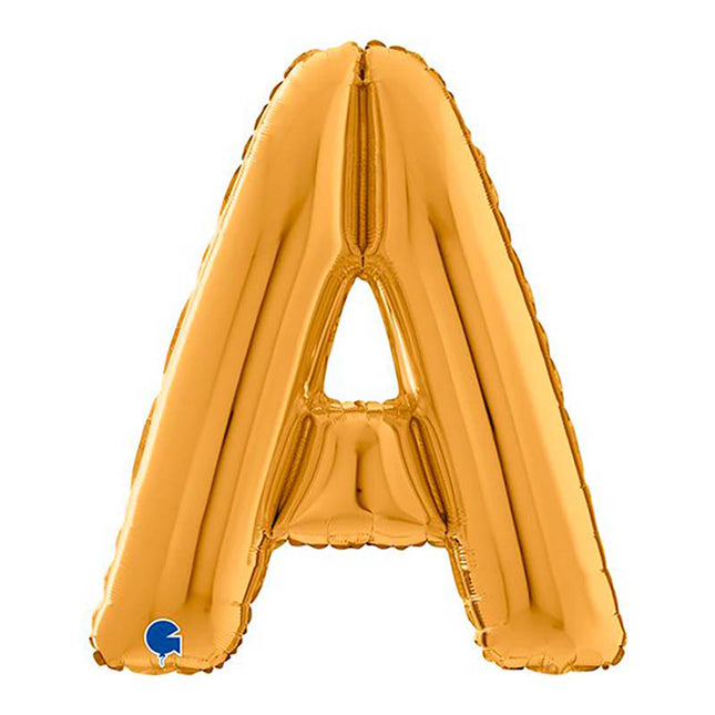 Riesenbuchstabe Folienballon 26"/66cm | Gold #A