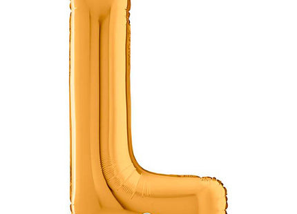 Riesenbuchstabe Folienballon 26"/66cm | Gold #L
