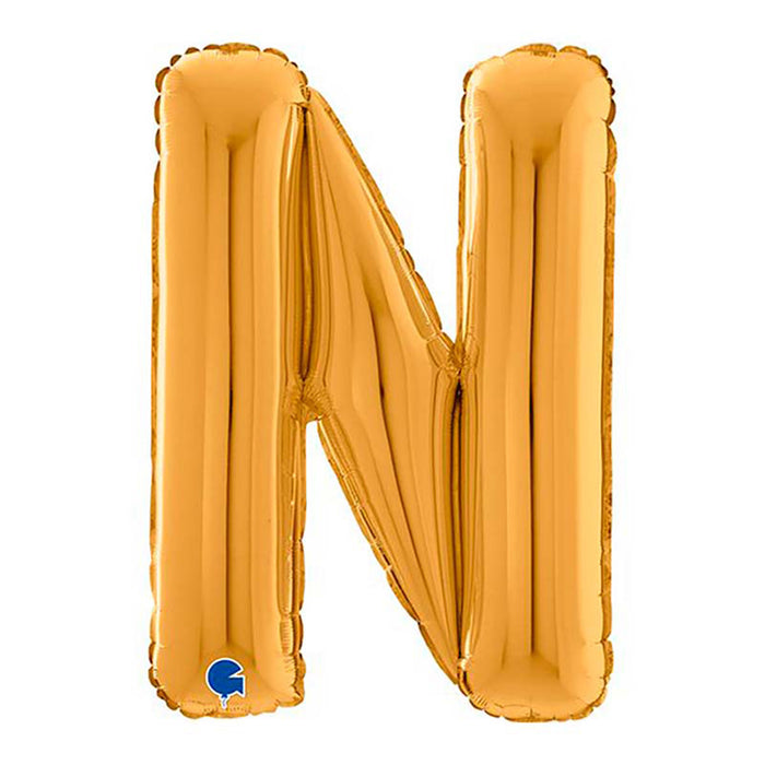 Riesenbuchstabe Folienballon 26"/66cm | Gold #N