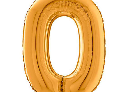 Riesenbuchstabe Folienballon 26"/66cm | Gold #O