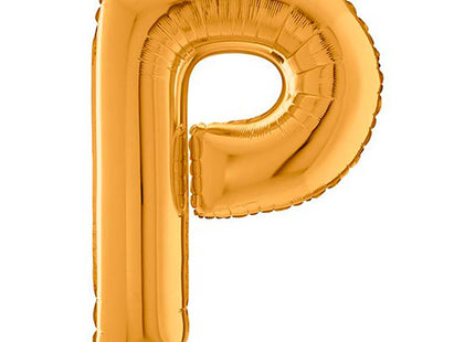 Riesenbuchstabe Folienballon 26"/66cm | Gold #P