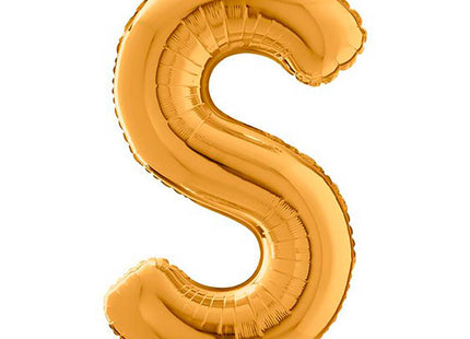 Riesenbuchstabe Folienballon 26"/66cm | Gold #S