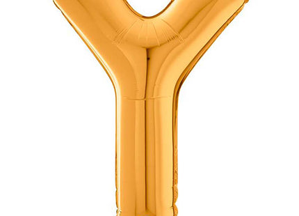 Riesenbuchstabe Folienballon 26"/66cm | Gold #Y