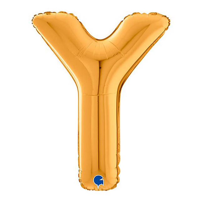 Riesenbuchstabe Folienballon 26"/66cm | Gold #Y