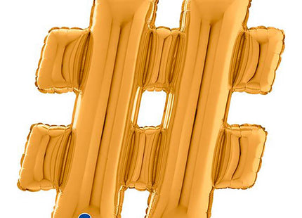 Riesenbuchstabe Folienballon 26"/66cm | Gold #