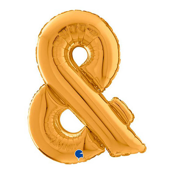 Riesenbuchstabe Folienballon 26"/66cm | Gold #&