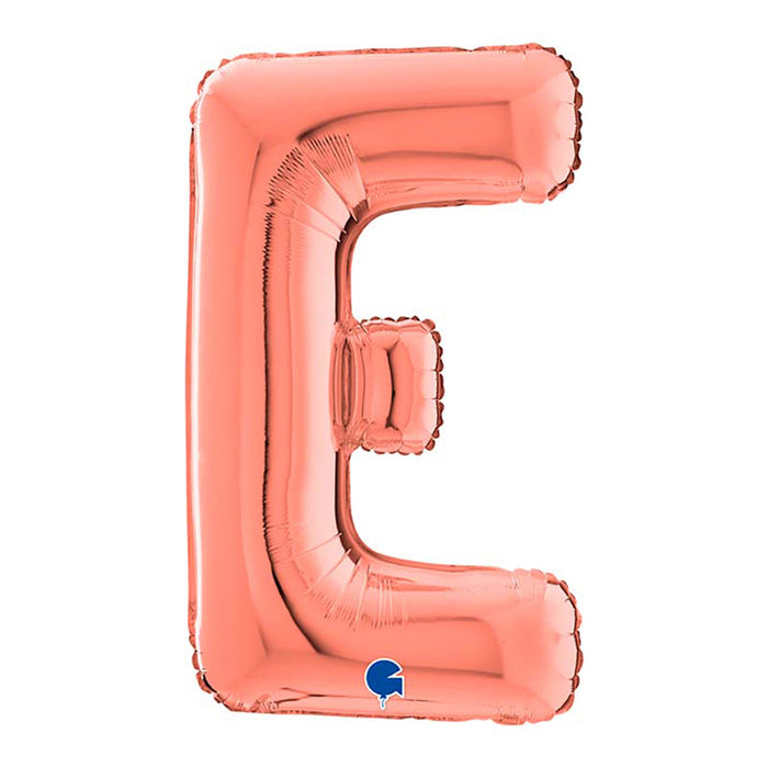 Riesenbuchstabe Folienballon 26"/66cm | Rosegold #E