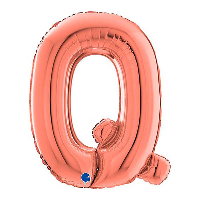 Riesenbuchstabe Folienballon 26"/66cm | Rosegold #Q