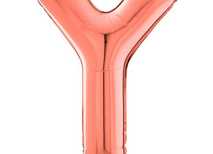 Riesenbuchstabe Folienballon 26"/66cm | Rosegold #Y