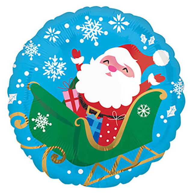ABC18 Weihnachtsmann im Schlitten