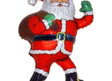 28" Shape Folienballon Lose - Walking Santa (Non-Metallic) | HFE