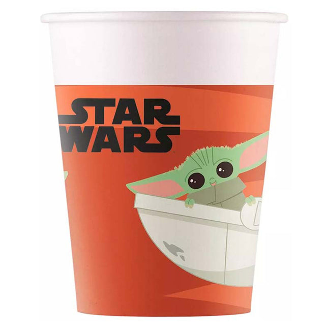 Pappbecher The Mandalorian 200ml/8Stk. FSC Neu