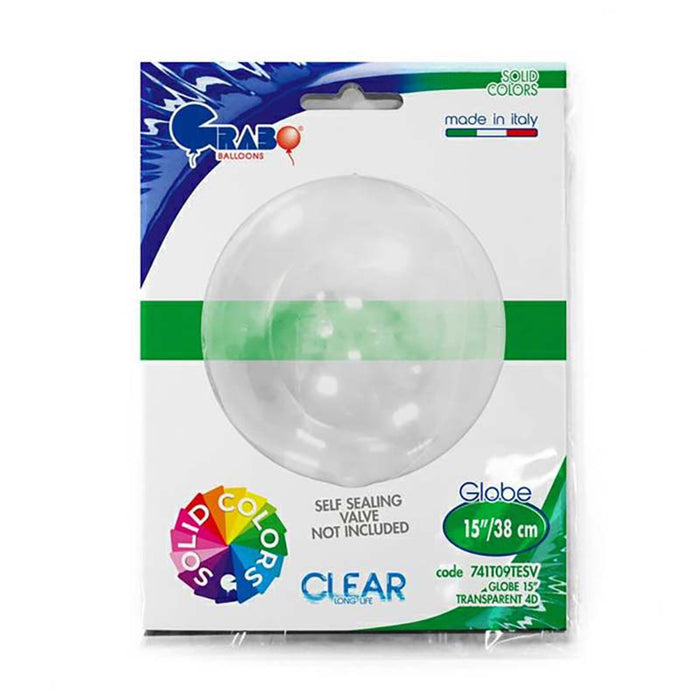 ABC 4D Orbz Globe Transparent 15" ohne Ventil
